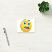 Post-it® Dessin d'emoji choqué (Bureau)