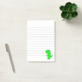 Post-it® Dessin Dinosaure Vert Liné (Bureau)