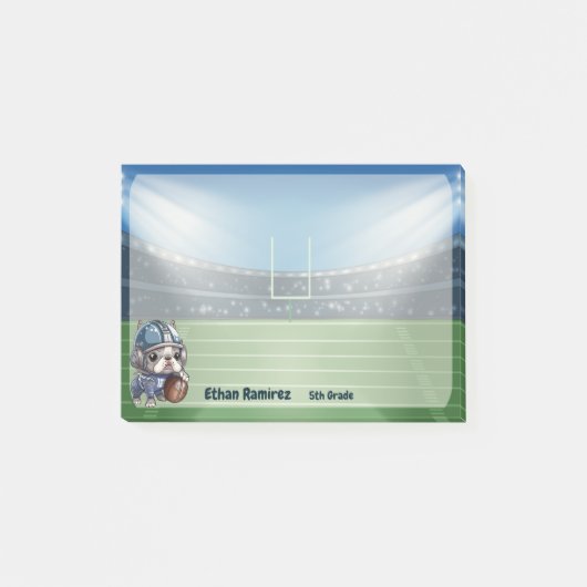 Post-it® Dessin du stade de taurin français mignon (Devant)