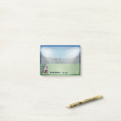 Post-it® Dessin du stade de taurin français mignon (Sur un bureau)