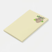 Post-it® Dessin d'une fentes penchée à l'envers (Incliné)
