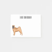 dessin humoristique chinois de chien Shar-Pei