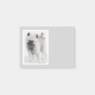 Post-it® Dessin Keeshond Chiot - Joli dessin original Chien