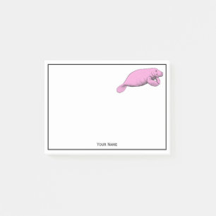 Post-it® Dessin Manat vintage rose