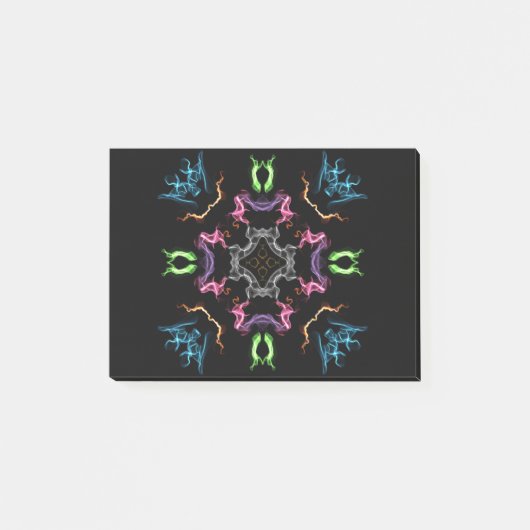Post-it® Dessin numérique Mandala Abstrait (Devant)