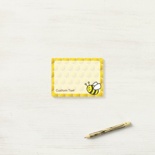 Post-it® Dessin sur les abeilles (Sur un bureau)