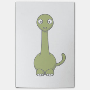 Post-it® Dessin vert de Brontosaurus