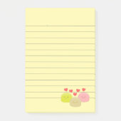 Post-it® Dessins de dessin mignon Mochi (Devant)