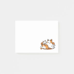Post-it® Détendez-vous Art Chat - 'Laze Furr Days' pour les