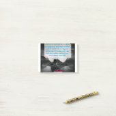 Post-it® Deutéronomie 30:19 KJV (Sur un bureau)