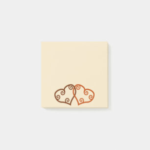 Post-it® Deux Coeurs enchaînés