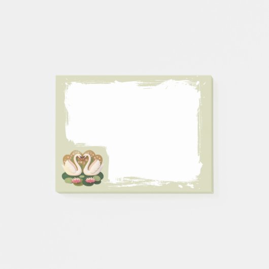 Post-it® Deux cygnes (Devant)