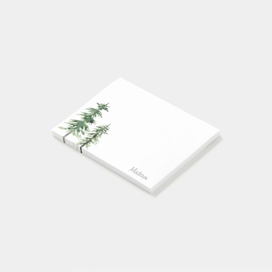 Post-it® Deux pins aquarelles (Incliné)