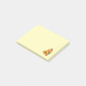 Post-it® Deux Roses Jaunes (Incliné)