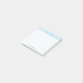 Post-it® Deux tons bleu minimaliste (Incliné)
