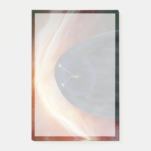 Post-it® Deux Voyageurs Spacecraft Explorer L'Espace Turbul (Devant)