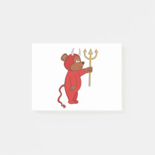 Post-it® Devil Bear