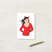 POST-IT® DEVIL GIRL (Sur un bureau)
