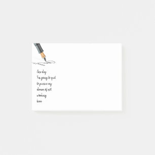 Post-it® Devis de travail amusant Aller à quitter 