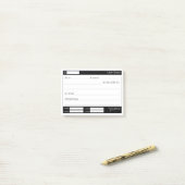 Post-it d'histoire d'utilisateur (Sur un bureau)