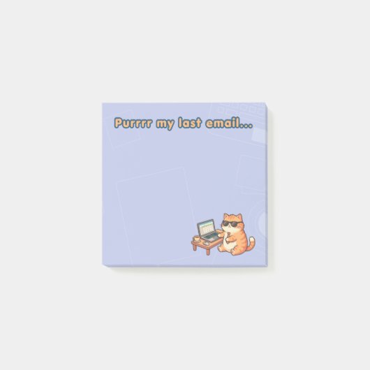 Post-It d'humour de bureau | Selon mon dernier cou (Devant)