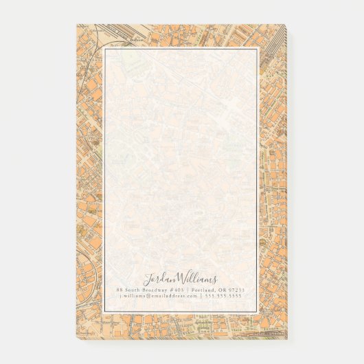 Post-it® Di Milan - carte de Pianta de Milan, Italie (Devant)