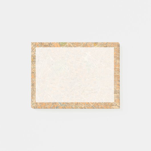 Post-it® Di Milan - carte de Pianta de Milan, Italie (Devant)