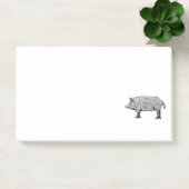 Post-it® Diagramme de cochon du boucher (Bureau)