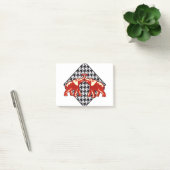 Post-it® Diamant de Houndstooth Love (Bureau)