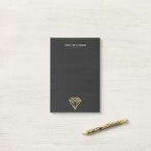 Post-it® Diamant d'or (Sur un bureau)