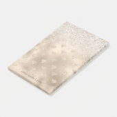 Post-it® Diamants de Parties scintillant Gold White Glitz (Incliné)
