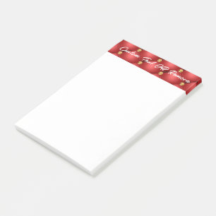 Post-it® Diamants d'or rouge Tufted Notes collantes personn