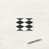 POST-IT® DIAMANTS NOIRS ET BLANCS (Sur un bureau)