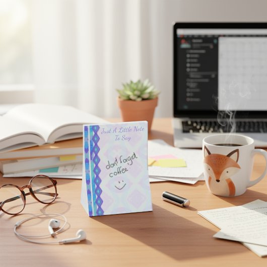 Post-it® Diamants peints en violet et aqua