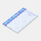 Post-it® Diamants peints en violet et aqua (Incliné)