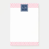 Diamants roses Motif et monogramme