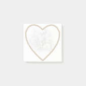 Post-it® Diamond Gold Heart (Devant)