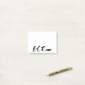 Post-it® Diapositive de pingouin (Sur un bureau)