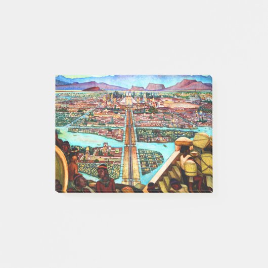 Post-it® Diego Rivera Tenochtitlan Mural (Devant)