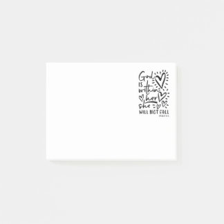 Post-it® Dieu est dans son 46:5 de psaume