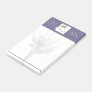 Post-it® Dieu est notre refuge et force monogramme