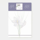 Post-it® Dieu est notre refuge et force monogramme (Devant)