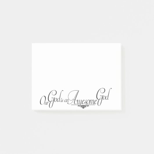 Post-it® Dieu incroyable (Devant)