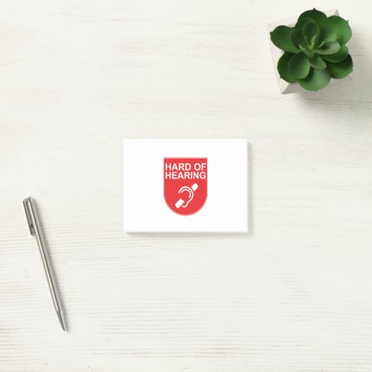 Post-it® Difficile à entendre (Bureau)