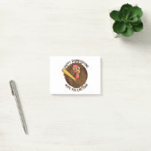 Post-it® Dinde de Thanksgiving, Citation drôle de Thanksgiv (Bureau)