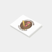 Post-it® Dinde de Thanksgiving, Citation drôle de Thanksgiv (Incliné)