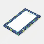 Post-it® Dinosaur Motif bleu (Incliné)
