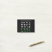 Post-it® dinosaure (Sur un bureau)