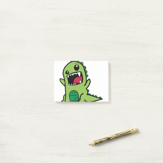 Post-it® Dinosaure (Sur un bureau)