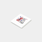 Post-it® Dinosaure blanc rouge occidental (Incliné)